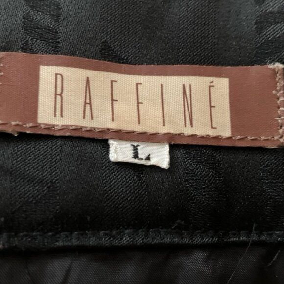 RAFFINÉ Vintage Silhouette Midi-Length Skirt, Silk Blend, Handsewn/Tailored SM - Picture 15 of 16